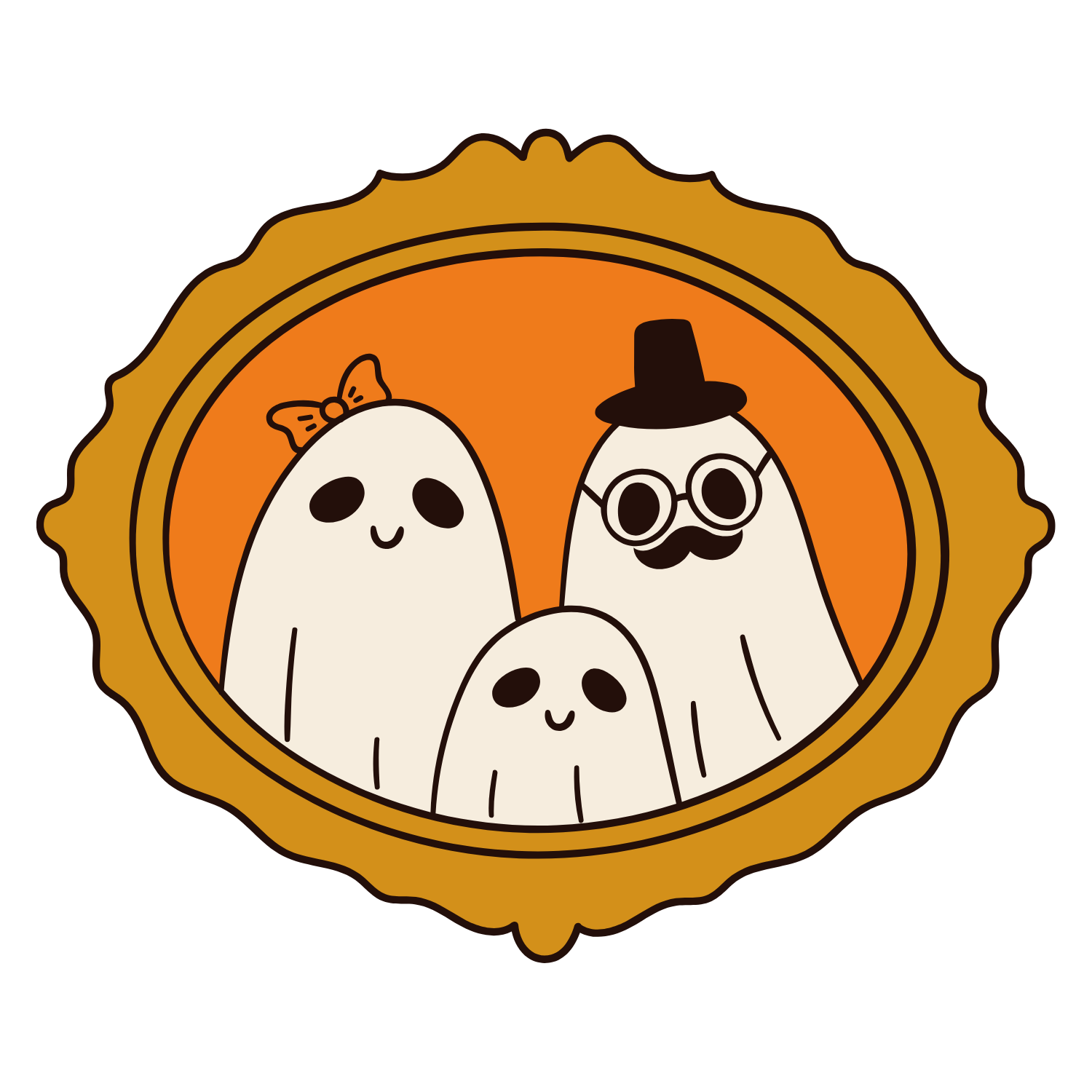Tiny ghost portrait